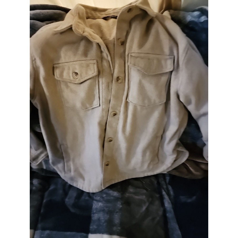 Women's shacket beige NWOT size XL